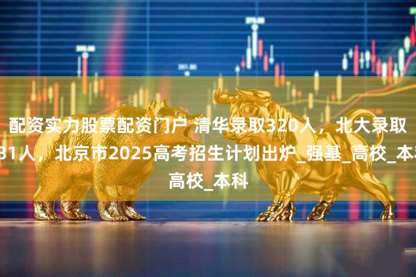 配资实力股票配资门户 清华录取320人，北大录取281人，北京市2025高考招生计划出炉_强基_高校_本科